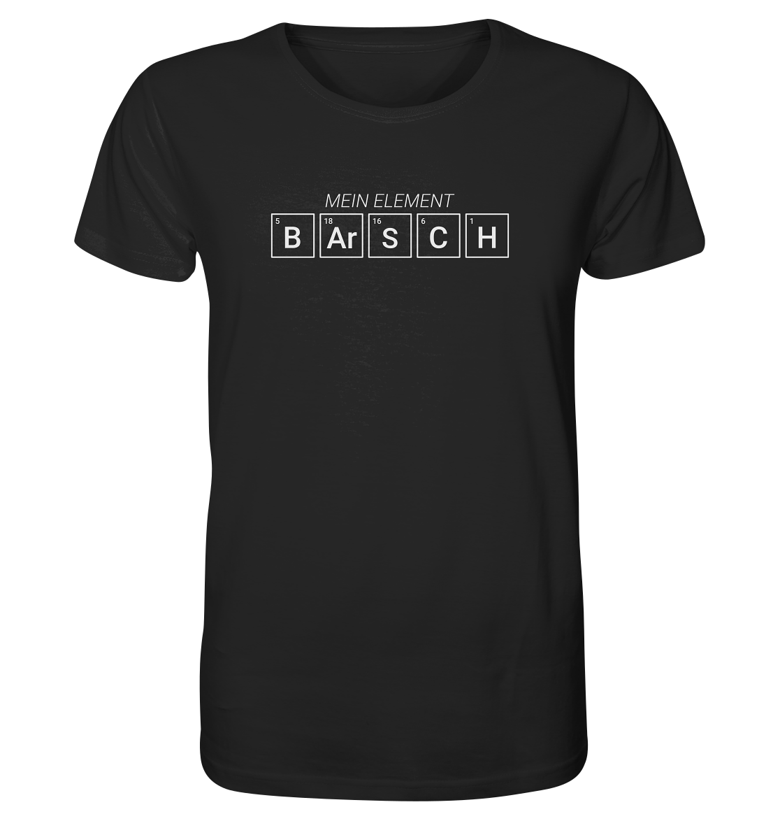 Barsch Mein Element Periodensystem - Männer Bio T-Shirt