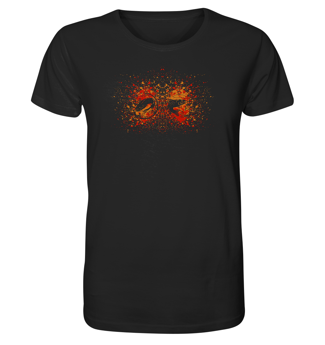 Fischexplosion - Männer Bio T-Shirt