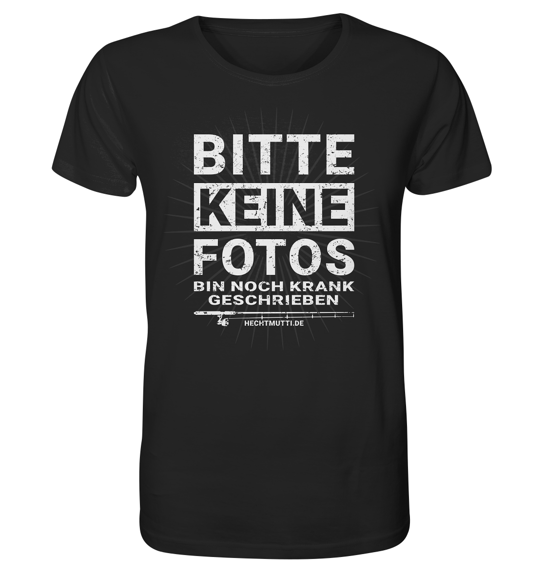 Keine Fotos - Männer Bio T-Shirt