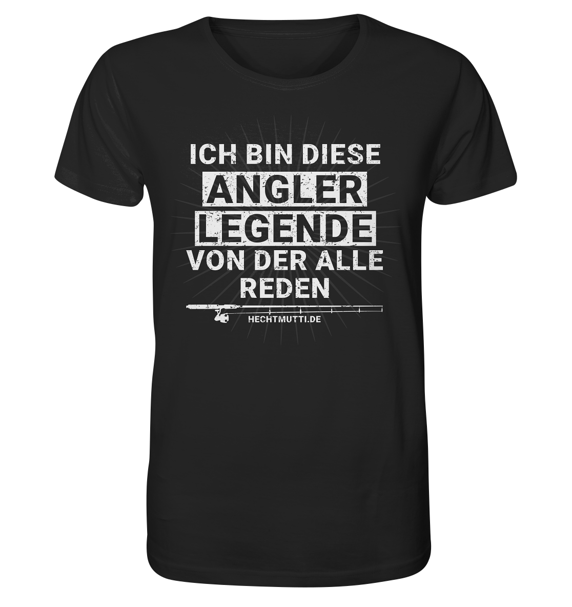 Angler Legende - Männer Bio T-Shirt