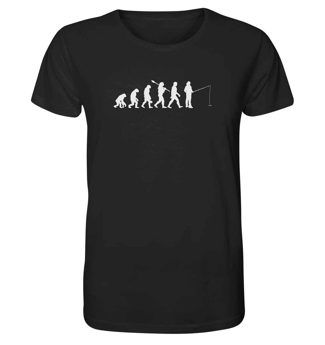 Angler Evolution - Männer Bio T-Shirt