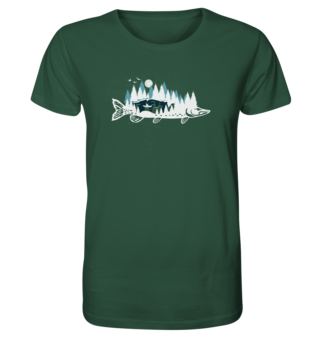 Pike Forest - Männer Bio T-Shirt