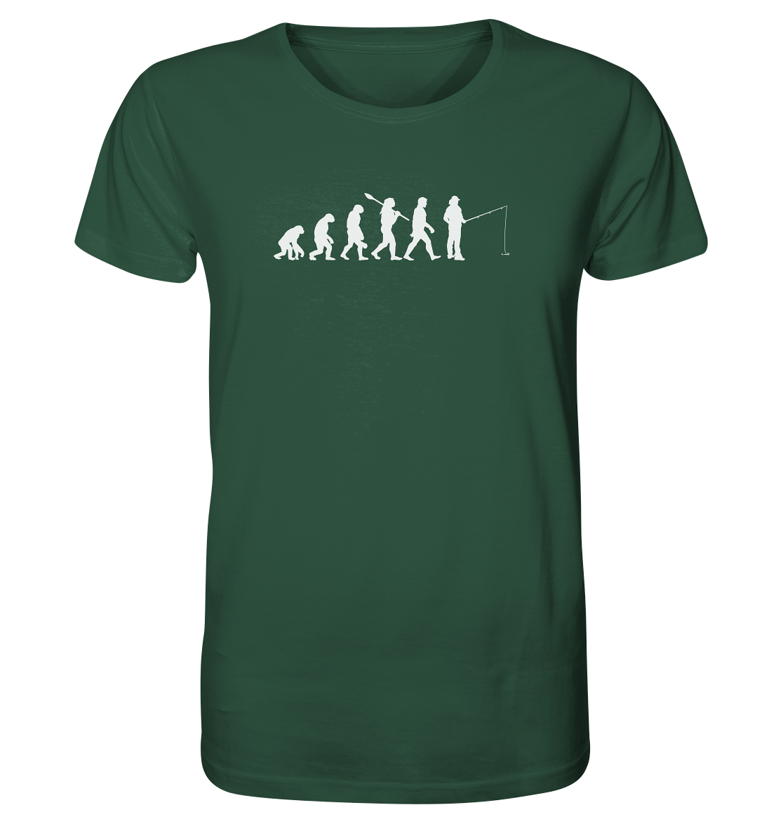 Angler Evolution - Männer Bio T-Shirt