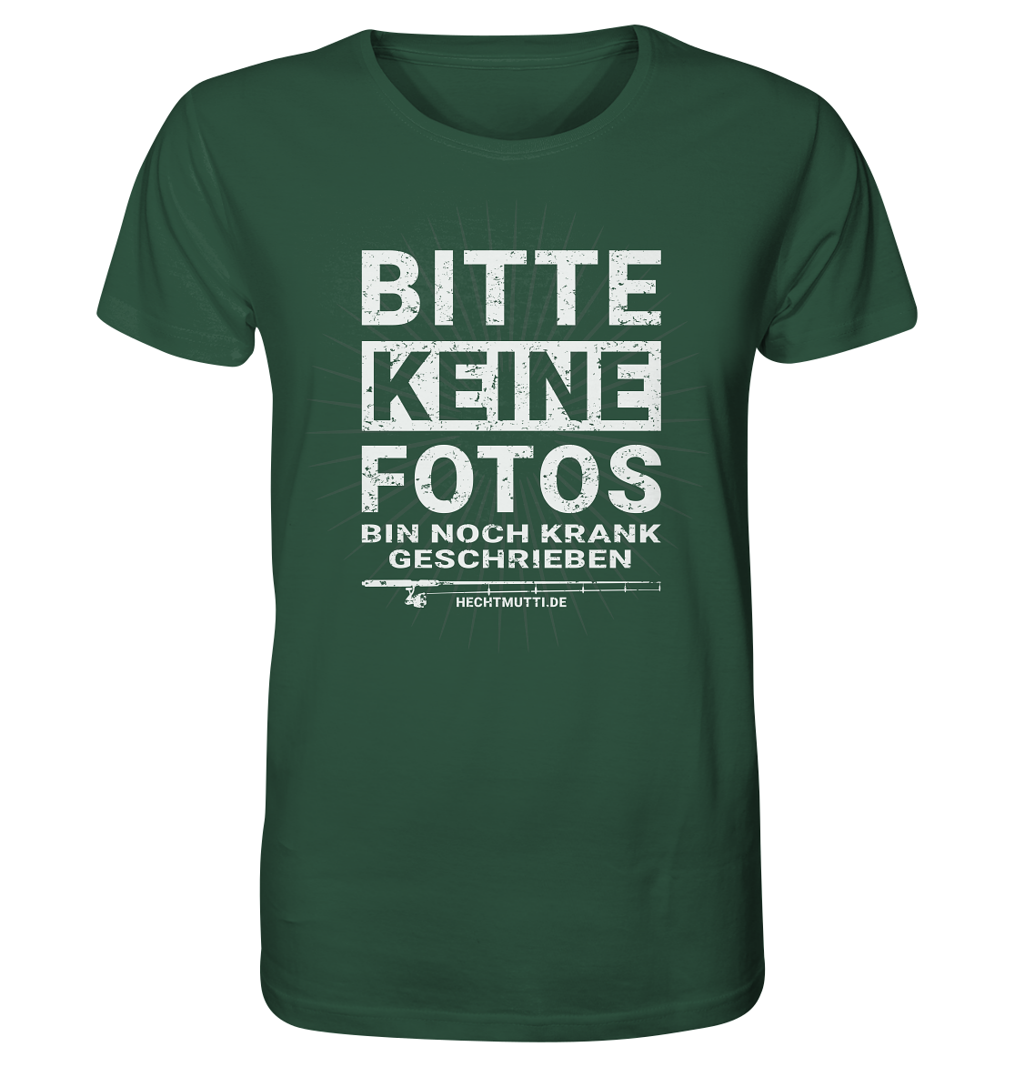 Keine Fotos - Männer Bio T-Shirt