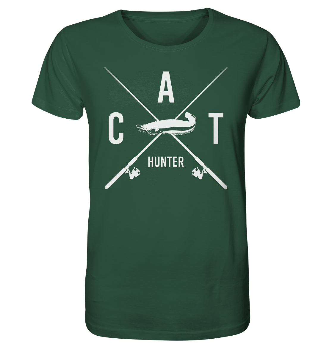 Cat Hunter  - Männer Bio T-Shirt