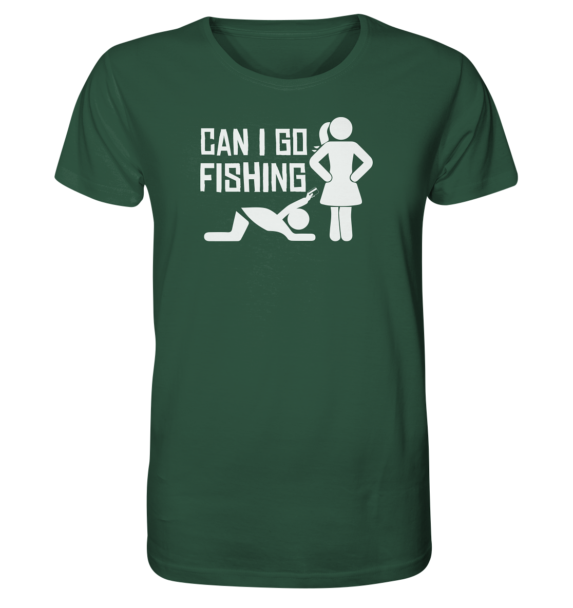 Can i Go Fishing - Männer Bio T-Shirt
