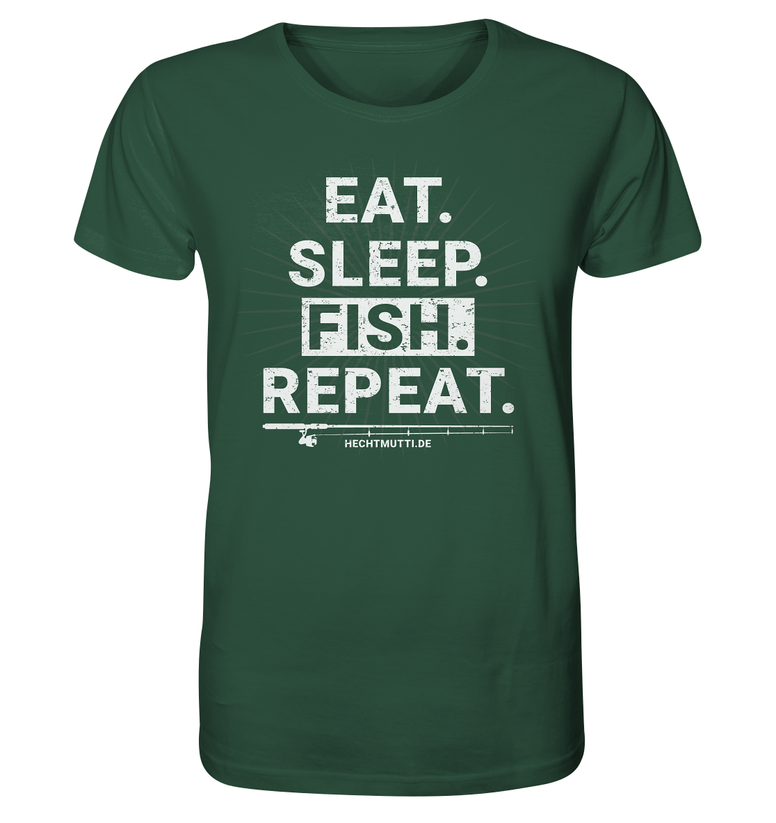 Eat Sleep Fish Repeat - Männer Bio T-Shirt