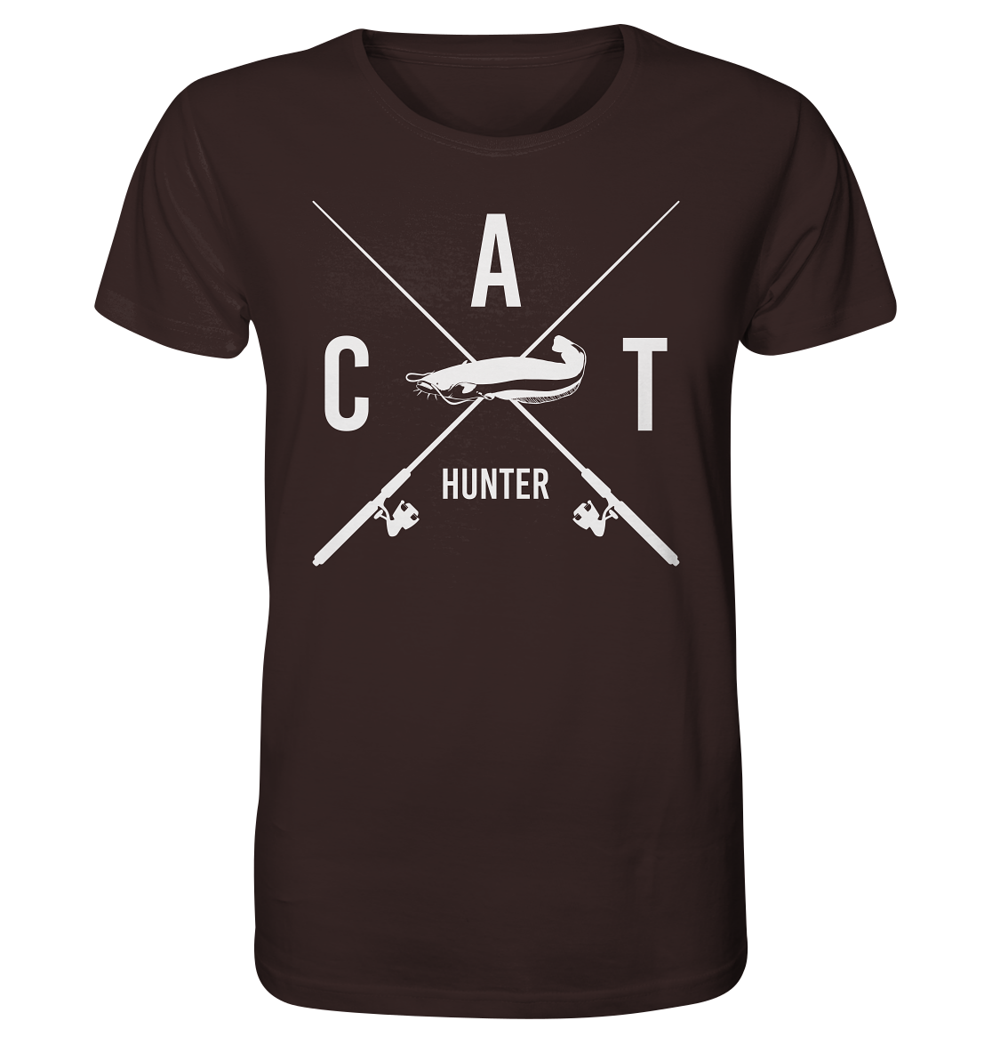 Cat Hunter  - Männer Bio T-Shirt
