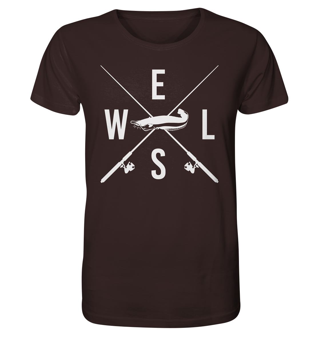 Wels gekreuzte Ruten - Männer Bio T-Shirt