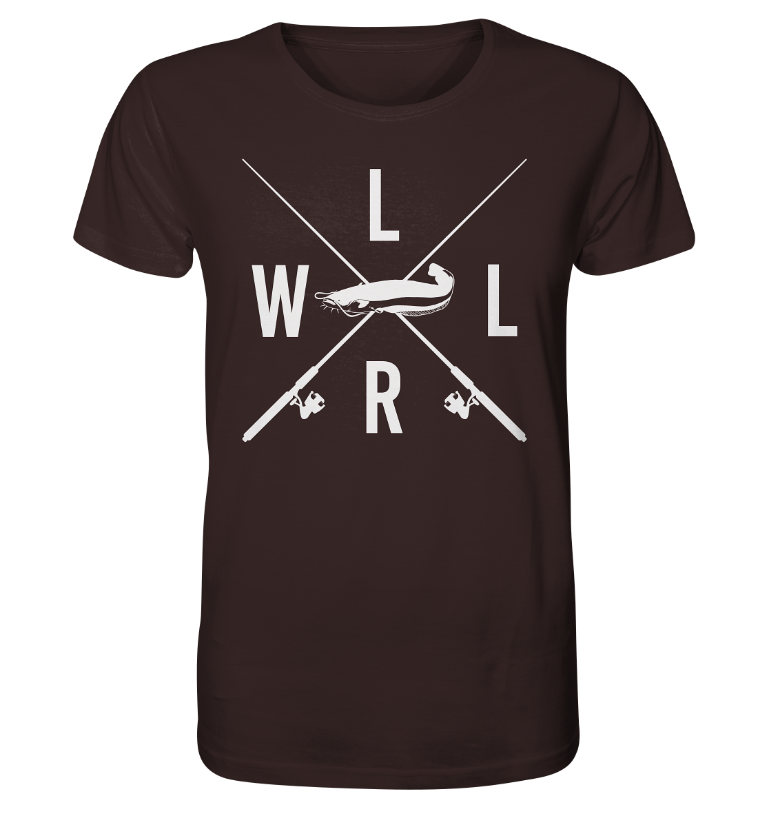 Waller gekreuzte Ruten - Männer Bio T-Shirt