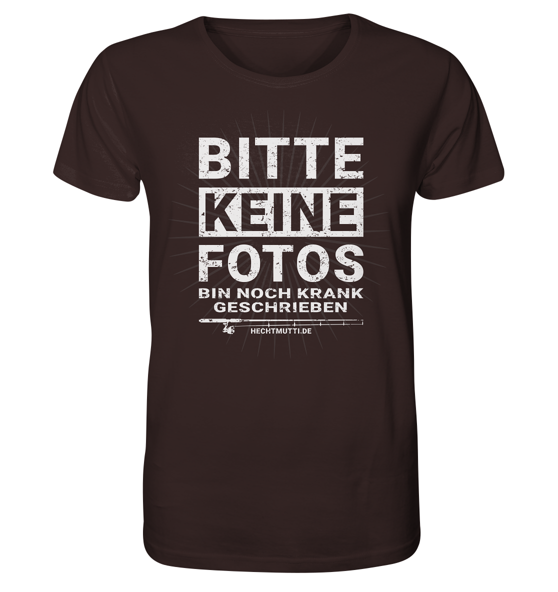Keine Fotos - Männer Bio T-Shirt