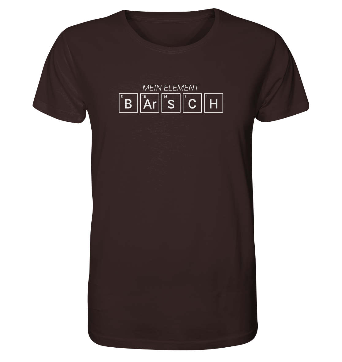 Barsch Mein Element Periodensystem - Männer Bio T-Shirt