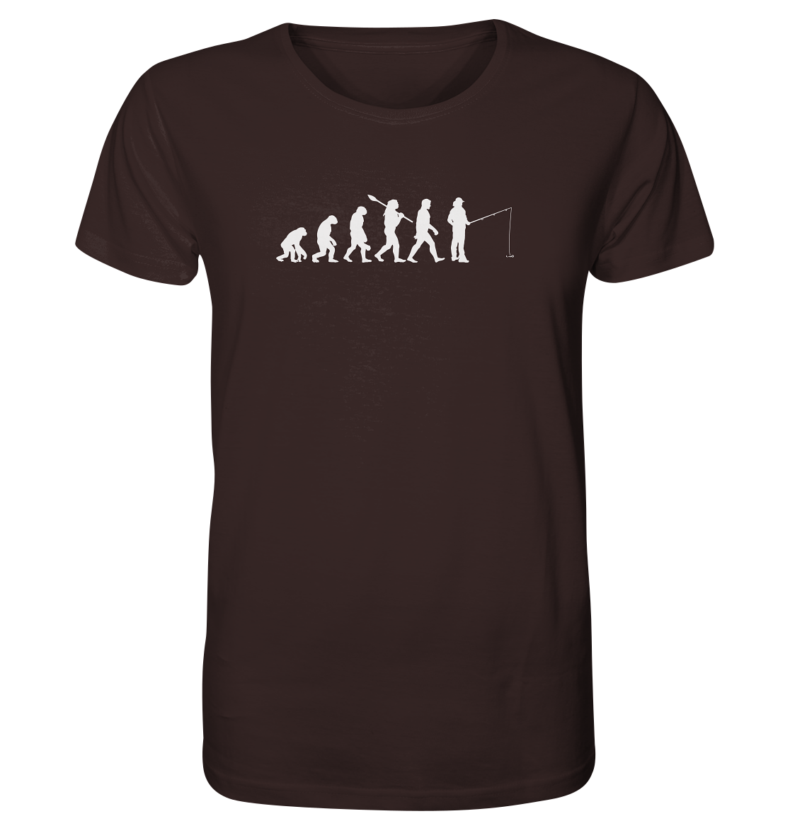 Angler Evolution - Männer Bio T-Shirt