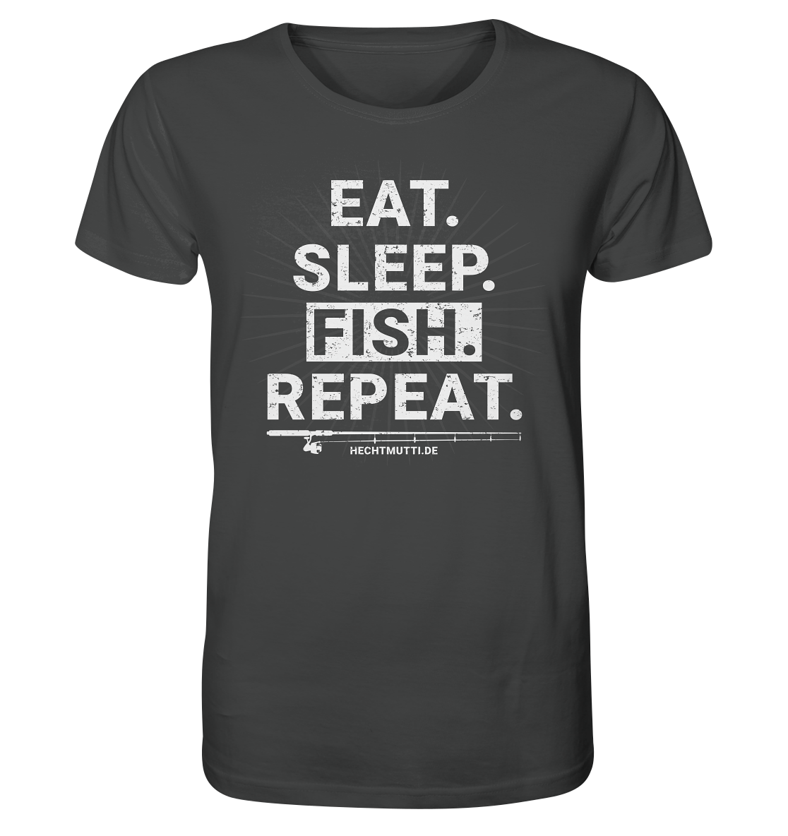 Eat Sleep Fish Repeat - Männer Bio T-Shirt