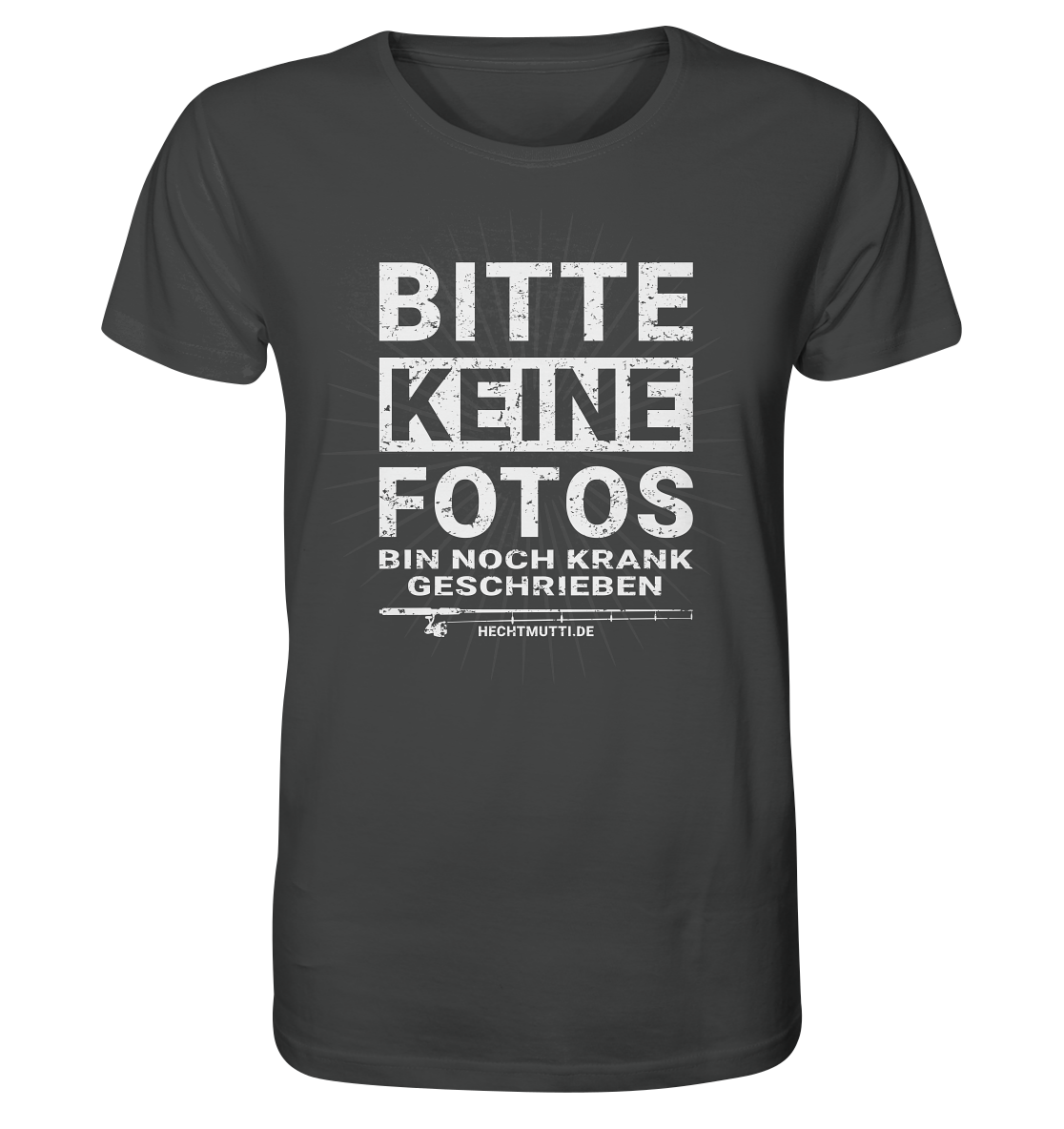 Keine Fotos - Männer Bio T-Shirt