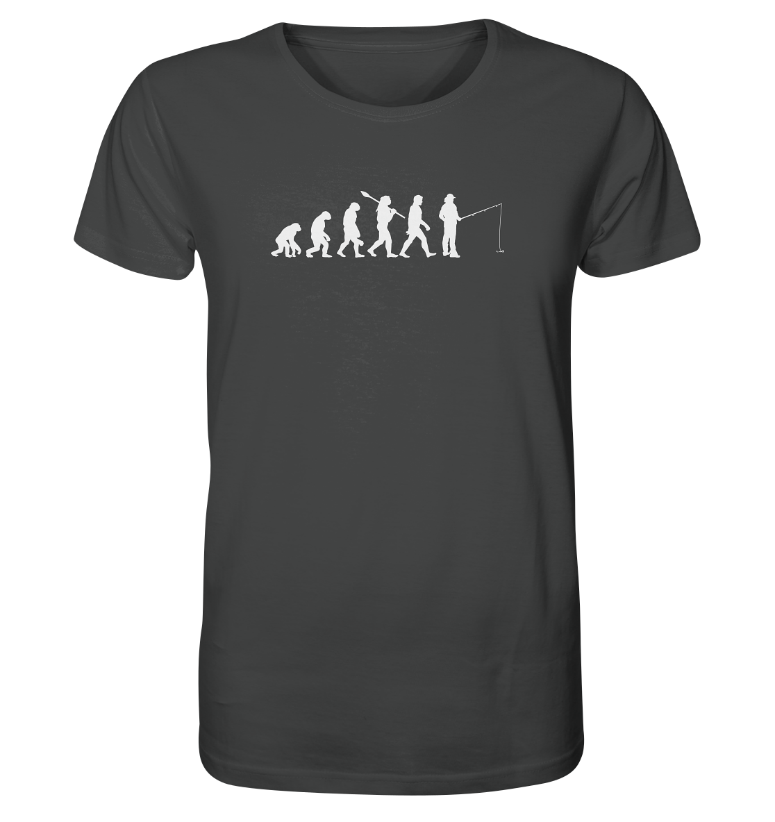 Angler Evolution - Männer Bio T-Shirt