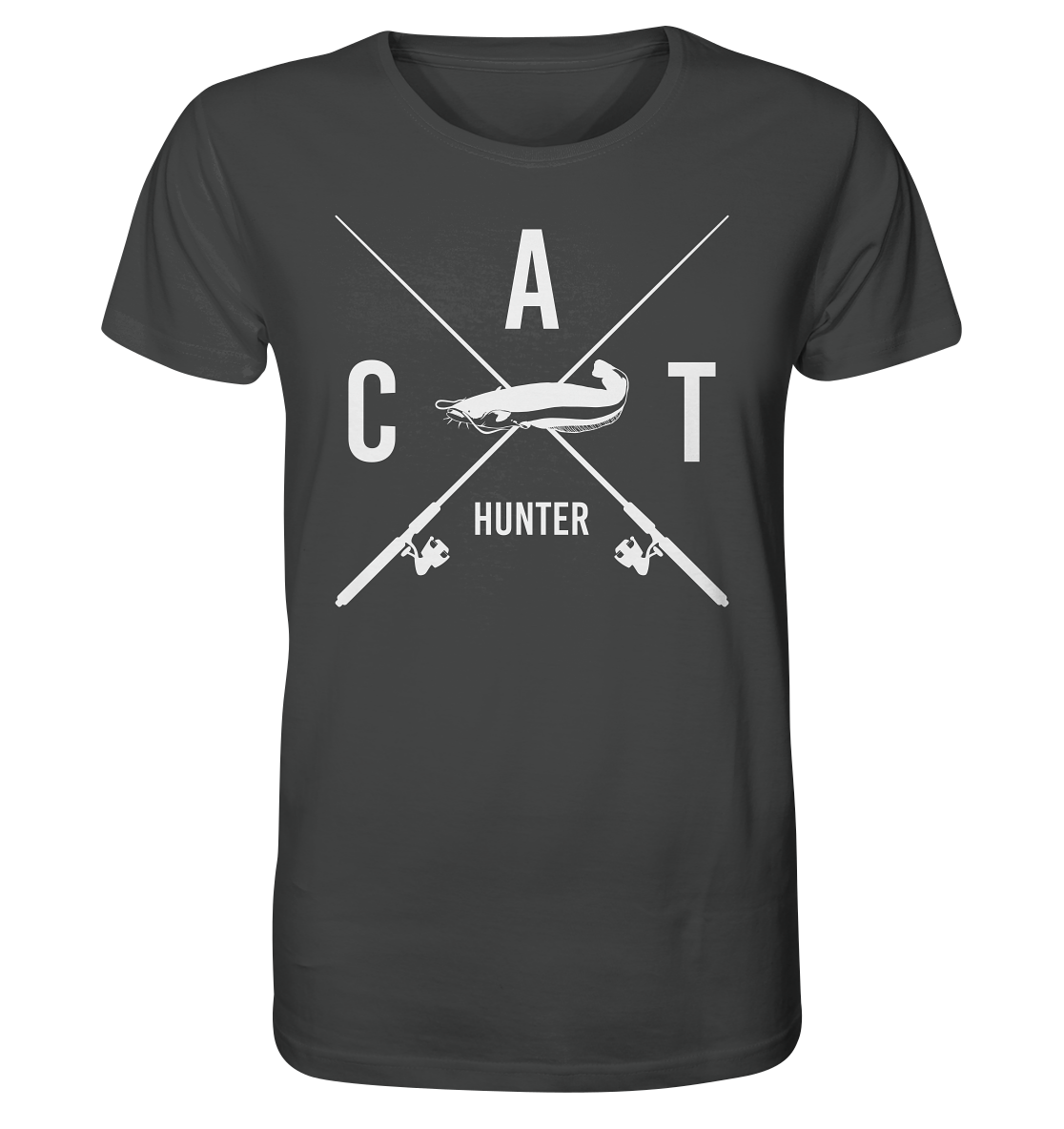 Cat Hunter  - Männer Bio T-Shirt