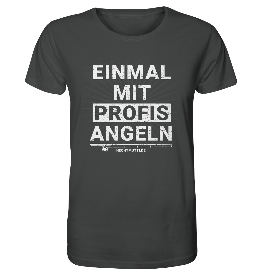 Einmal mit Profis angeln - Männer Bio T-Shirt