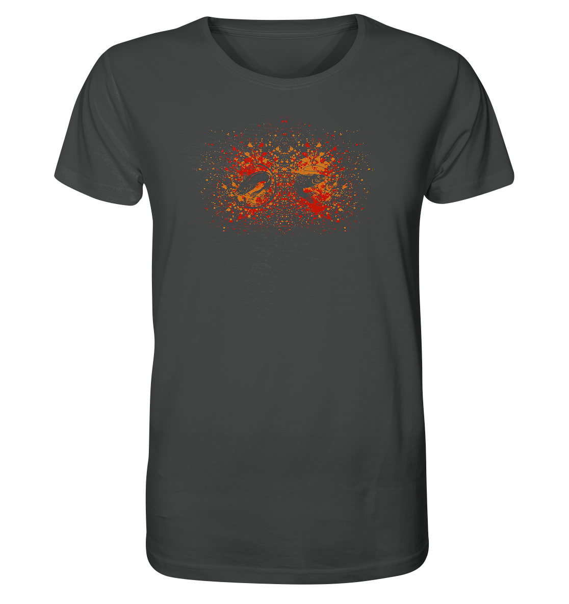 Fischexplosion - Männer Bio T-Shirt