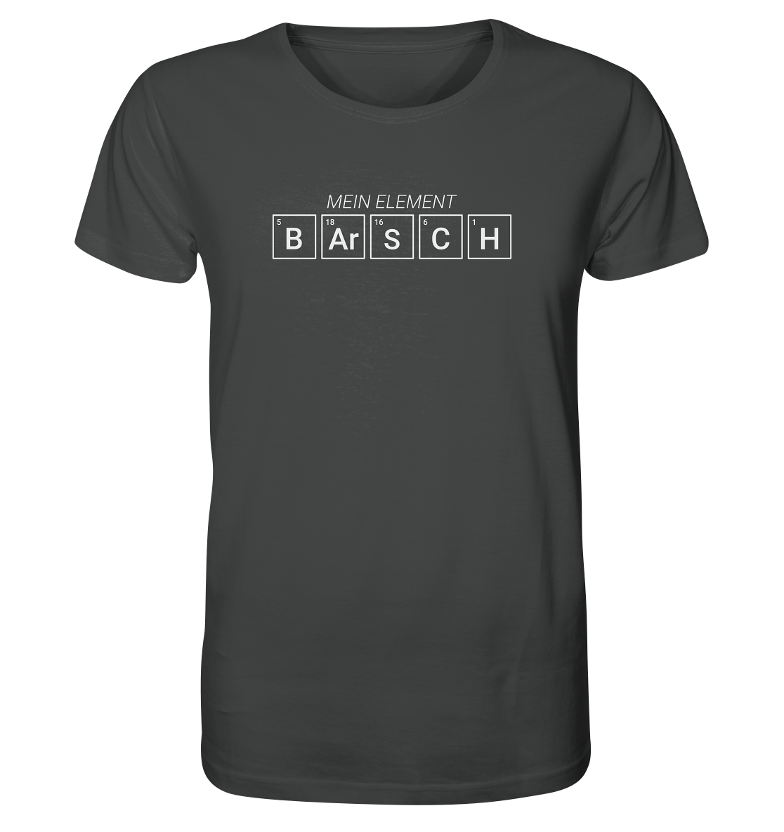 Barsch Mein Element Periodensystem - Männer Bio T-Shirt