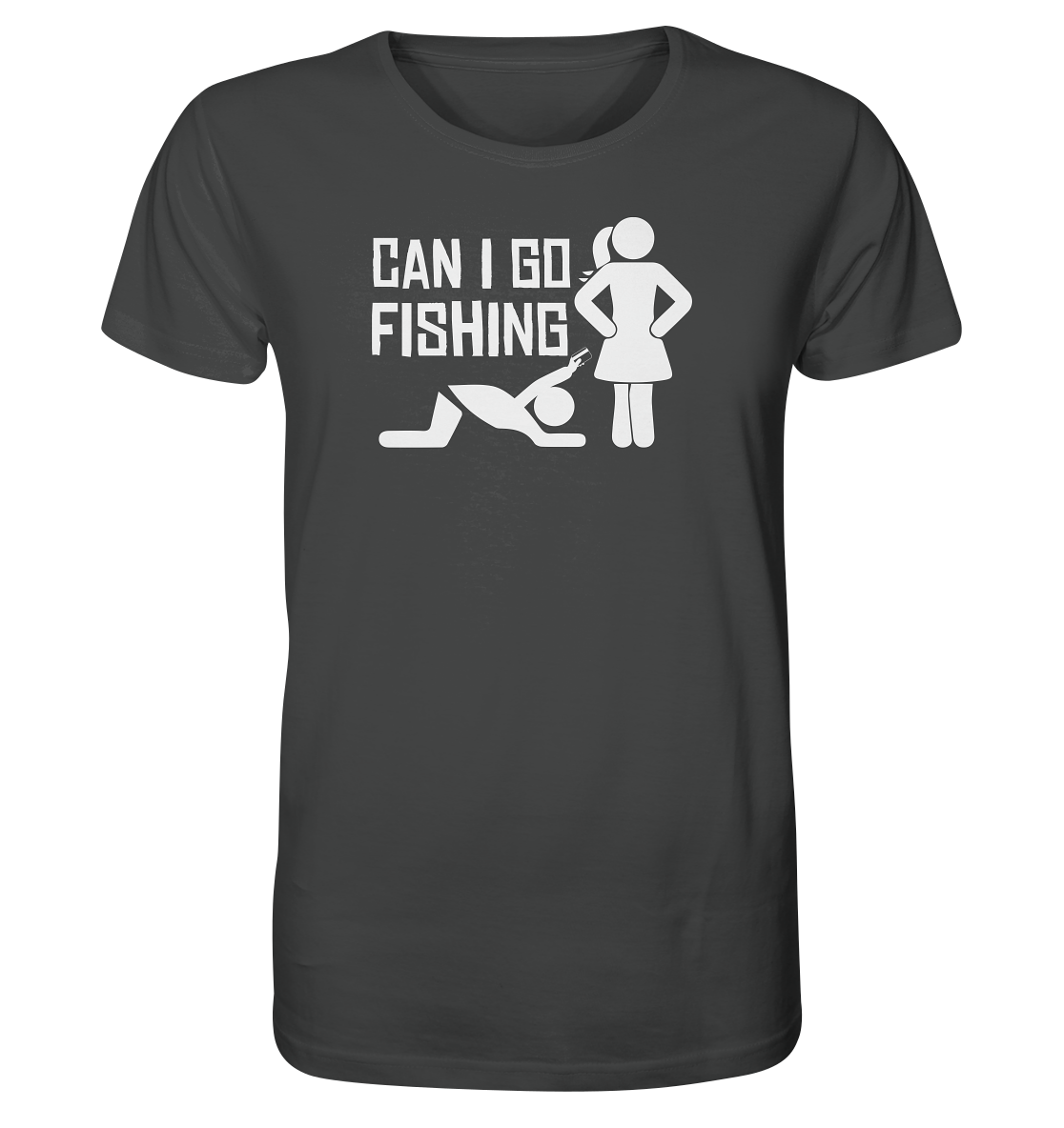 Can i Go Fishing - Männer Bio T-Shirt