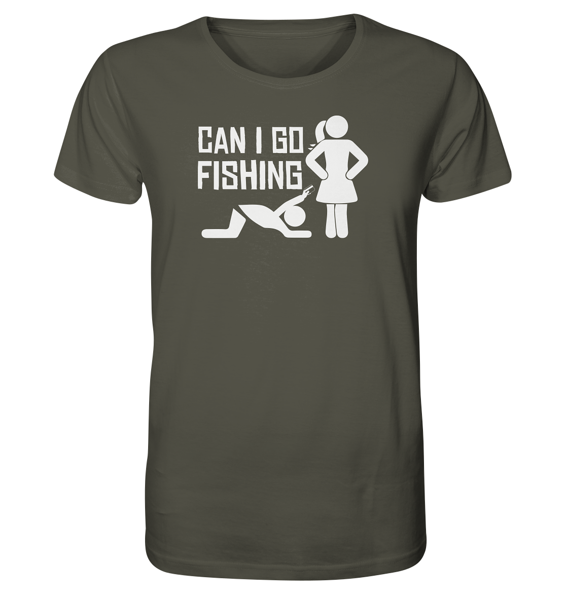 Can i Go Fishing - Männer Bio T-Shirt