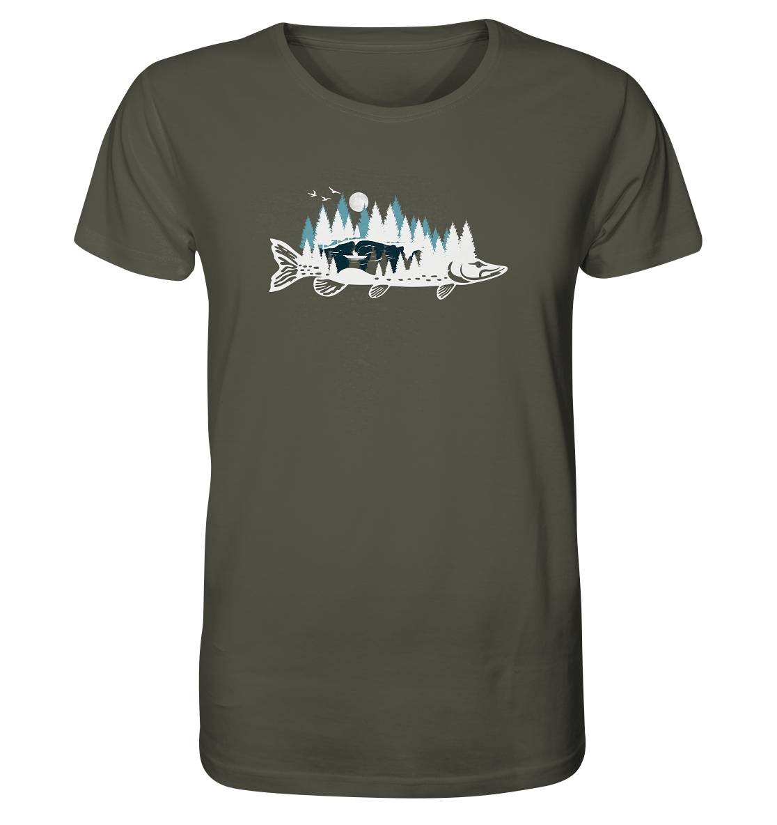 Pike Forest - Männer Bio T-Shirt