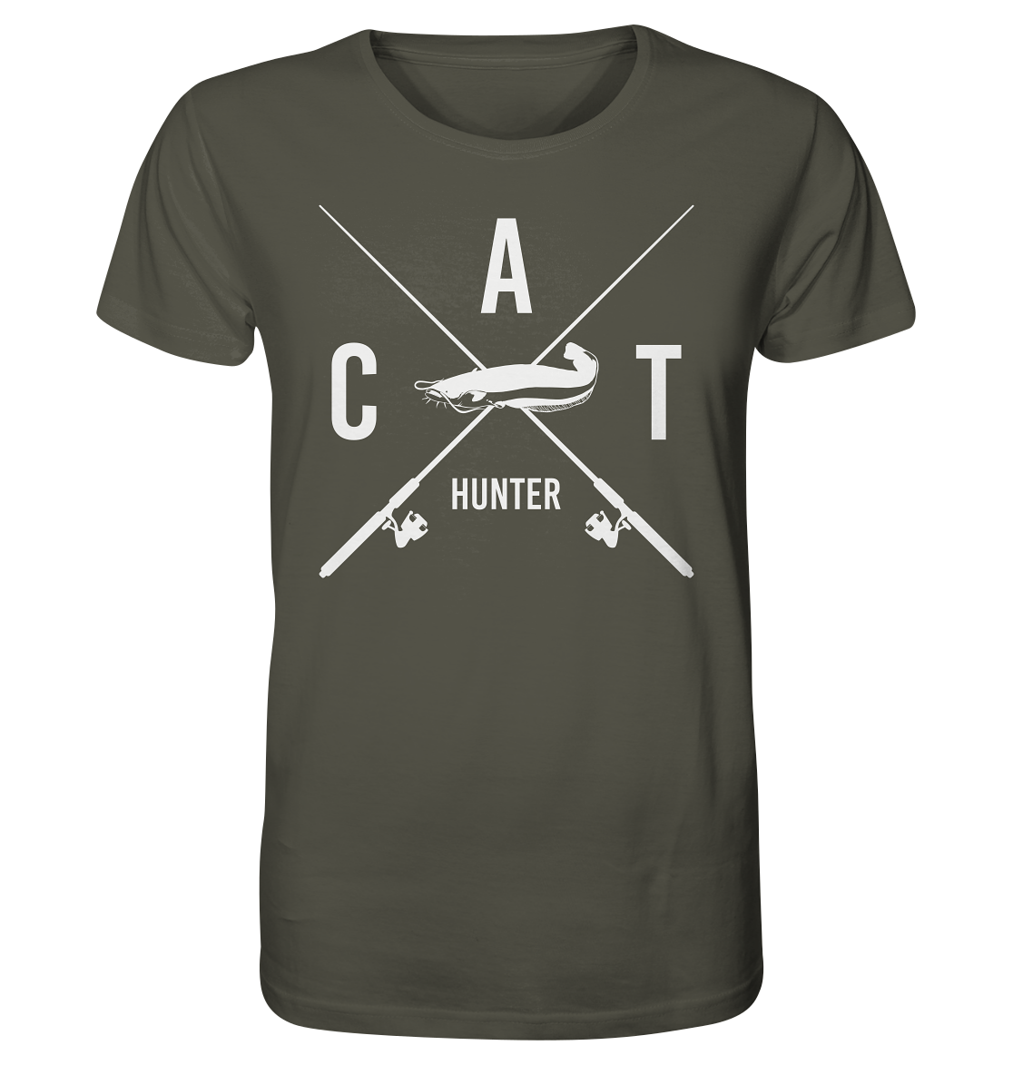 Cat Hunter  - Männer Bio T-Shirt