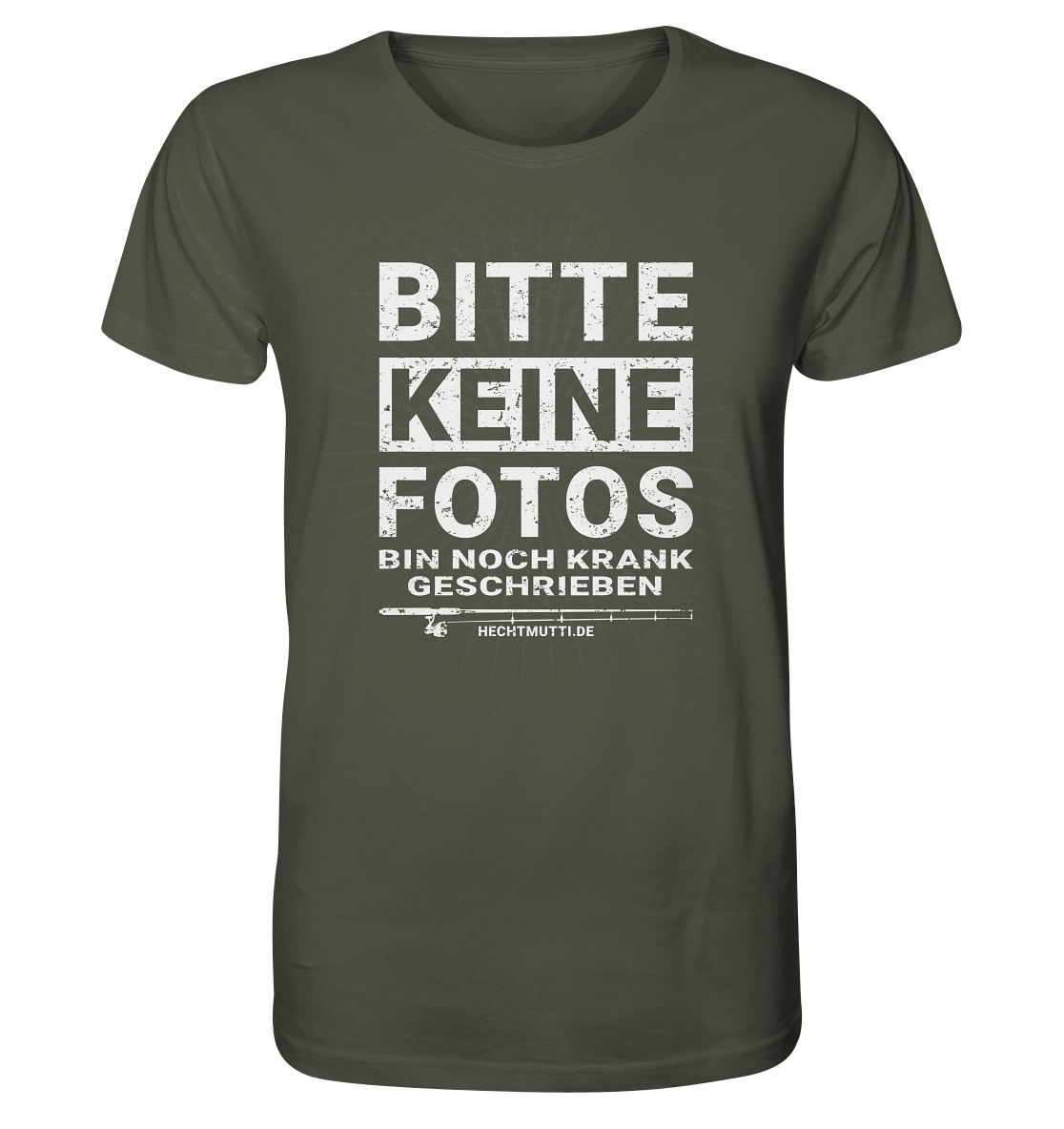 Keine Fotos - Männer Bio T-Shirt