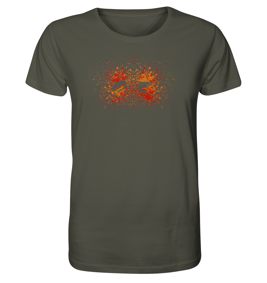 Fischexplosion - Männer Bio T-Shirt