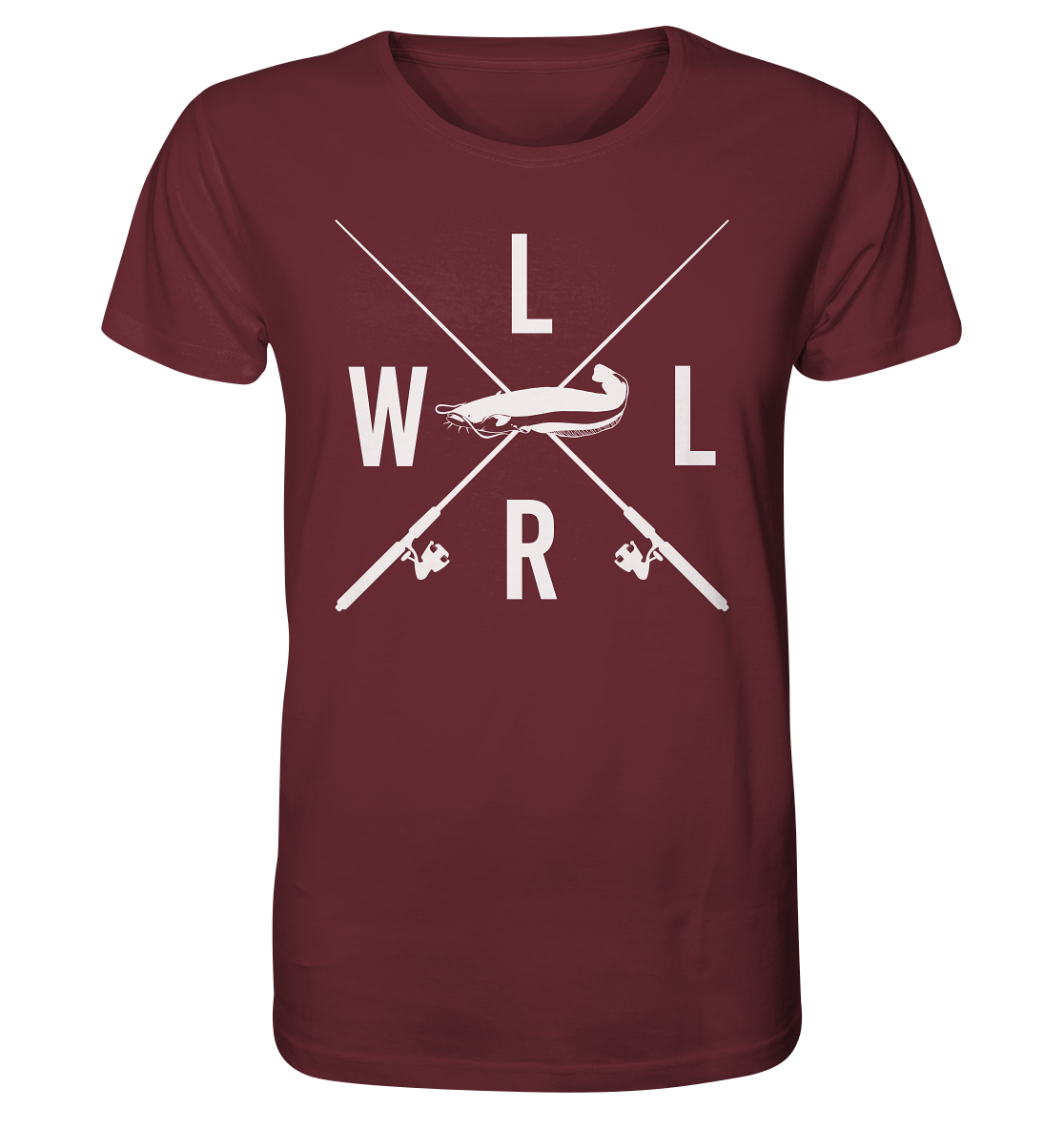 Waller gekreuzte Ruten - Männer Bio T-Shirt