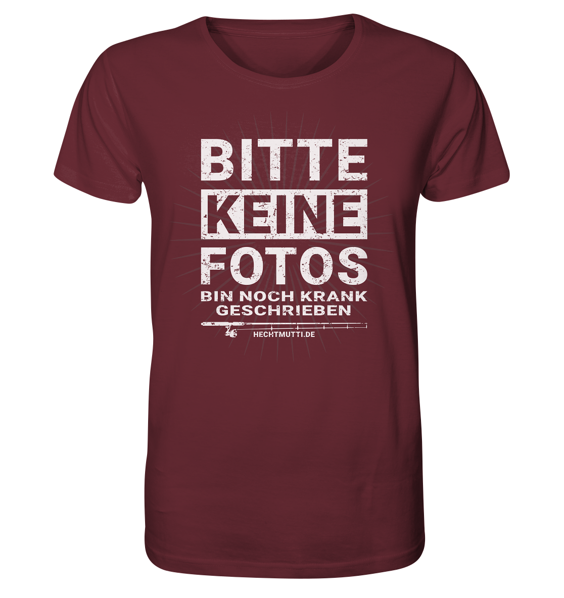Keine Fotos - Männer Bio T-Shirt