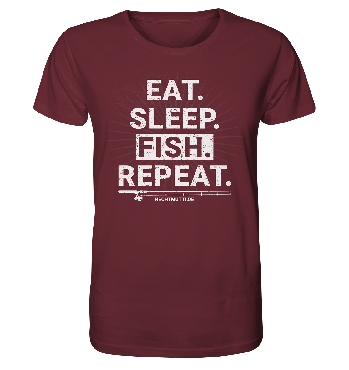Eat Sleep Fish Repeat - Männer Bio T-Shirt
