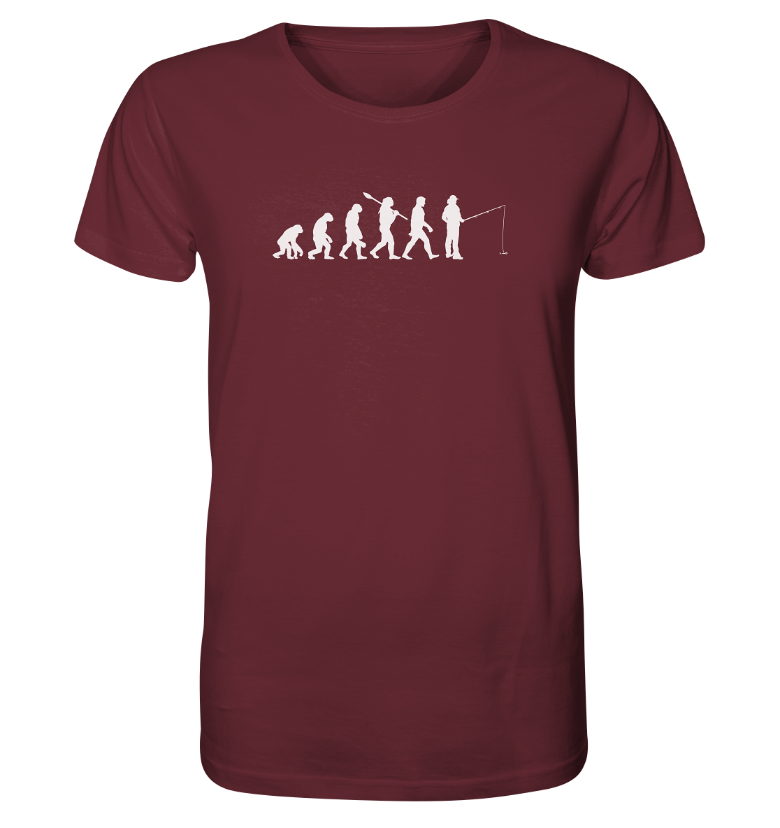 Angler Evolution - Männer Bio T-Shirt