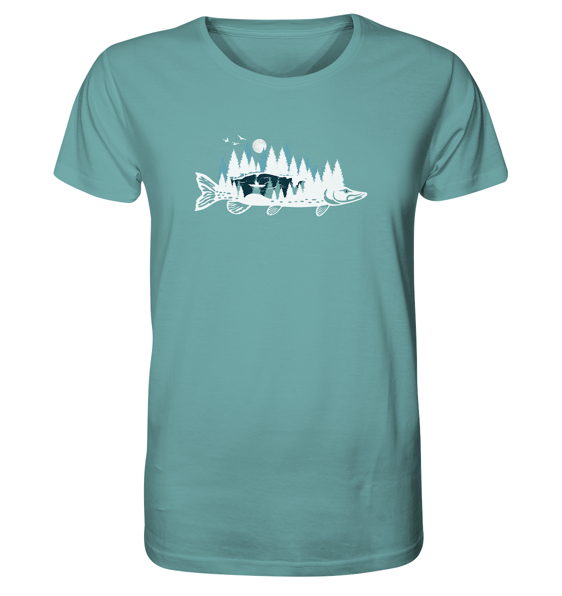 Pike Forest - Männer Bio T-Shirt