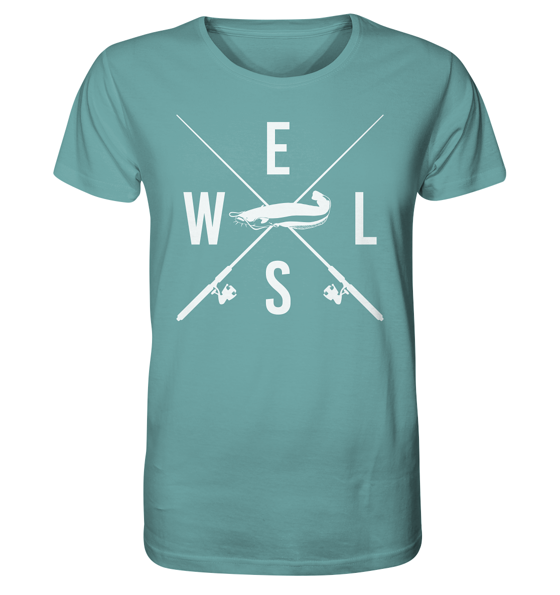 Wels gekreuzte Ruten - Männer Bio T-Shirt