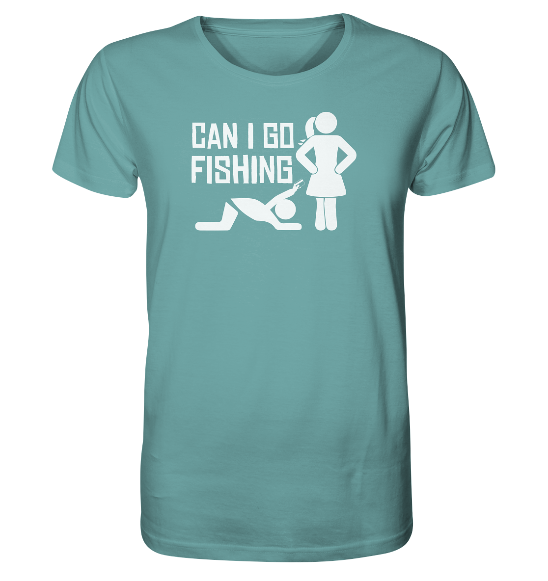 Can i Go Fishing - Männer Bio T-Shirt