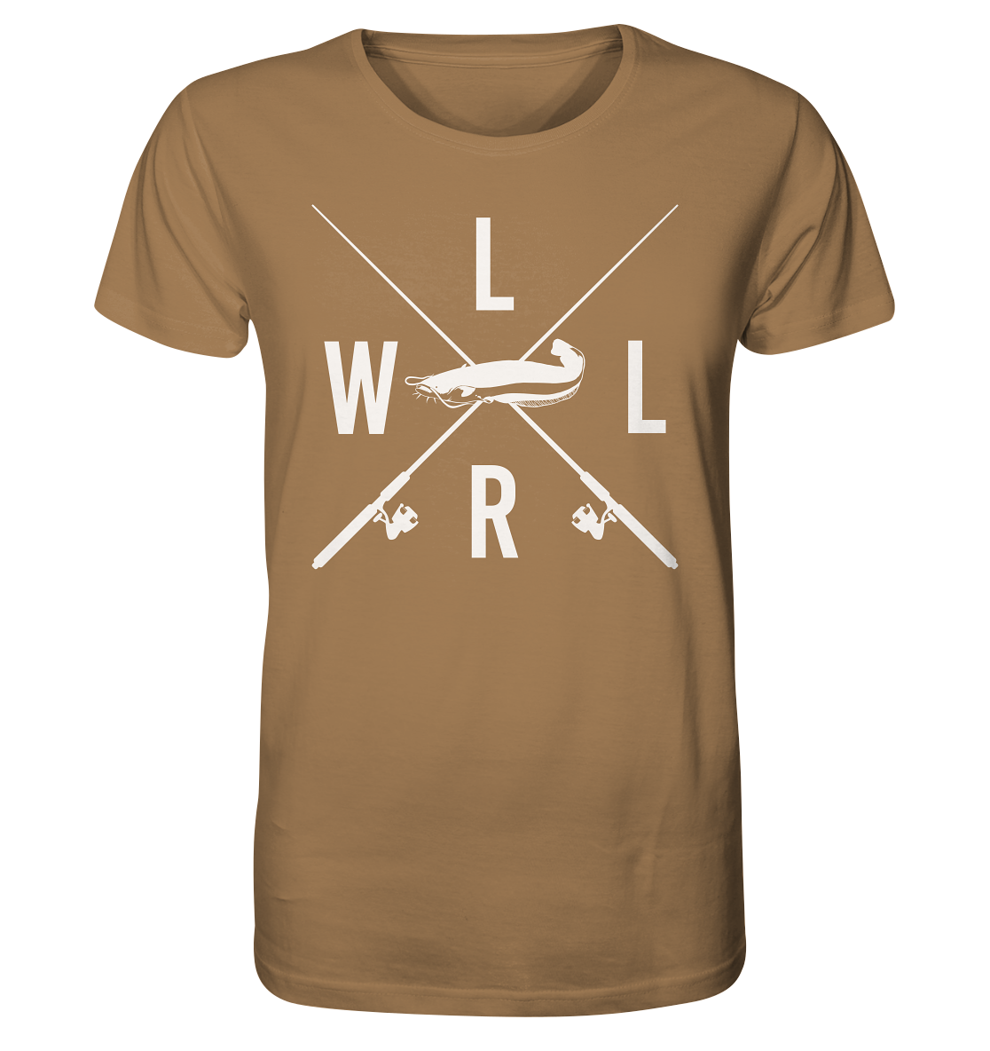 Waller gekreuzte Ruten - Männer Bio T-Shirt