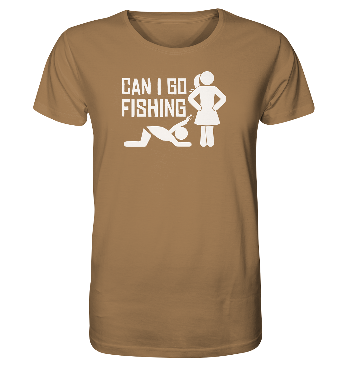 Can i Go Fishing - Männer Bio T-Shirt