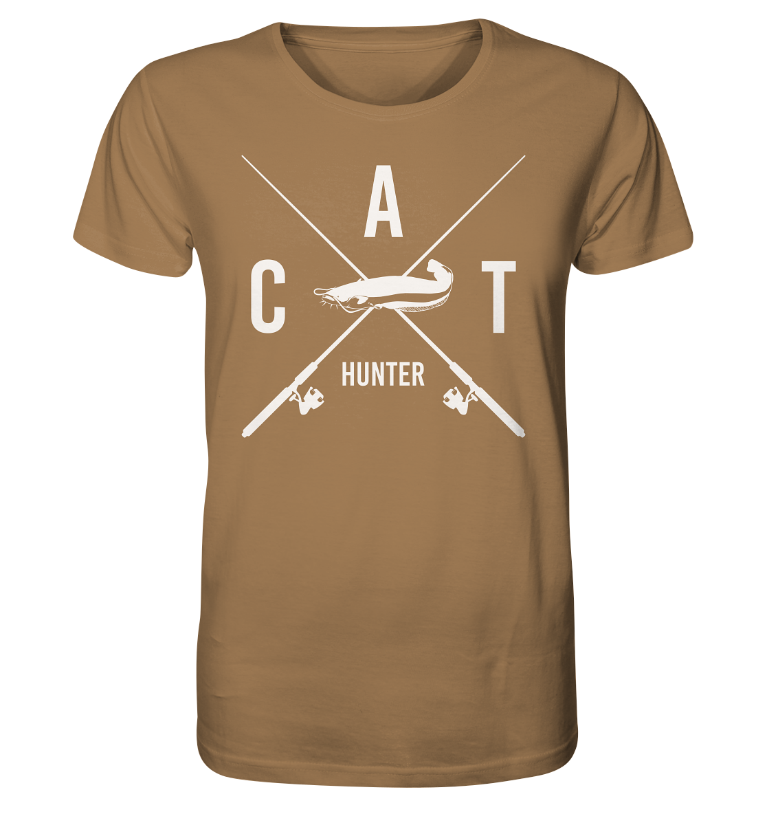 Cat Hunter  - Männer Bio T-Shirt