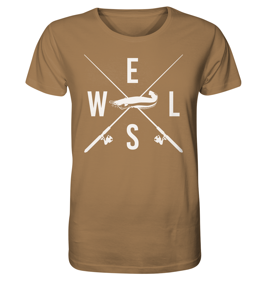 Wels gekreuzte Ruten - Männer Bio T-Shirt