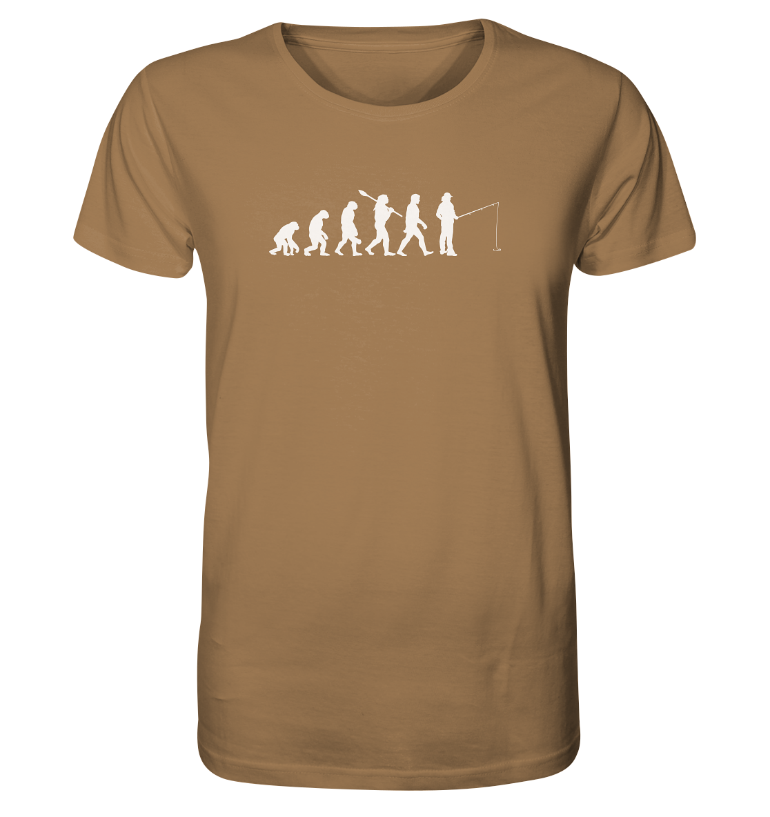 Angler Evolution - Männer Bio T-Shirt
