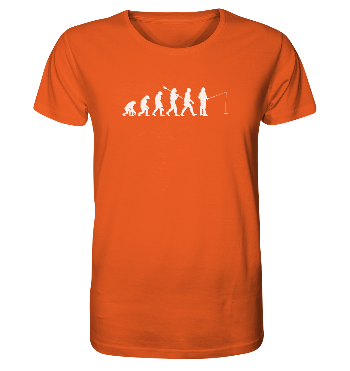 Angler Evolution - Männer Bio T-Shirt