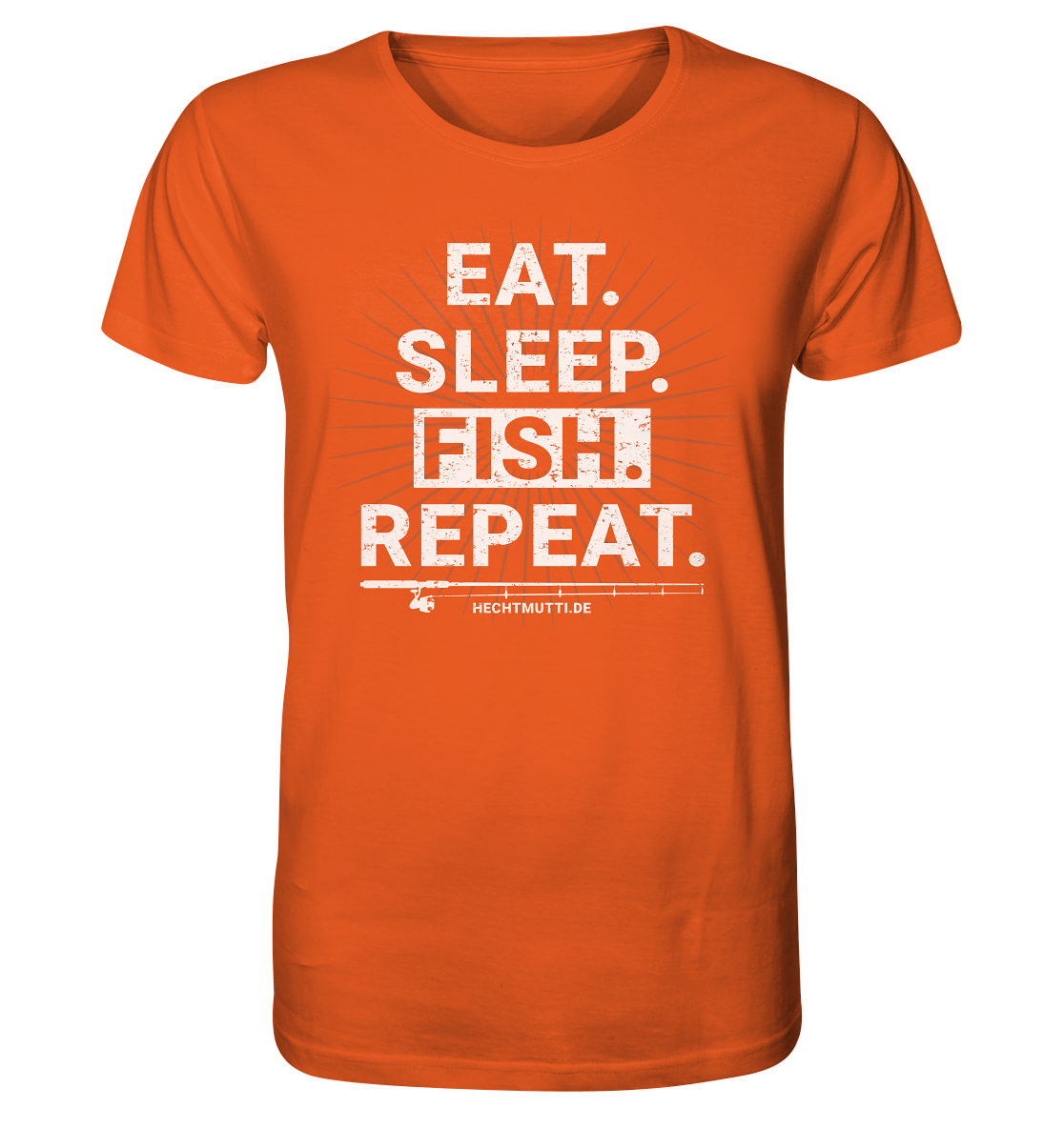 Eat Sleep Fish Repeat - Männer Bio T-Shirt