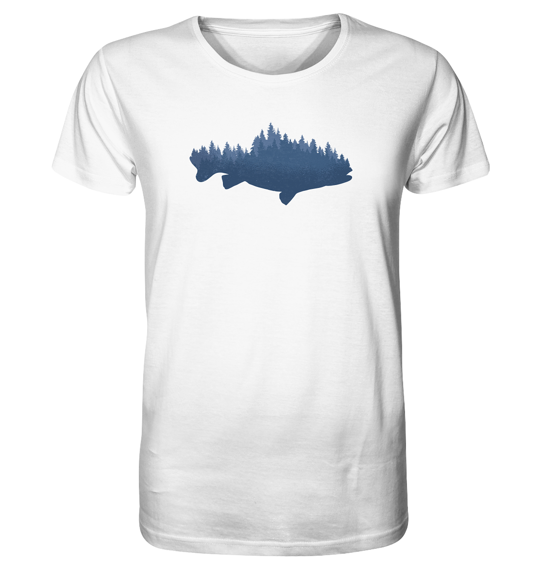Fischkontur - Männer Bio T-Shirt