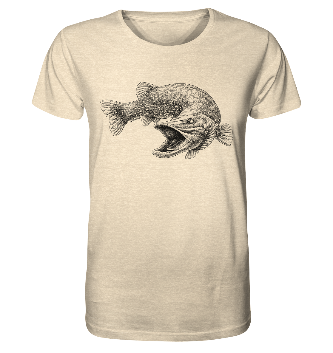 Die Hechtmutti - Männer Bio T-Shirt