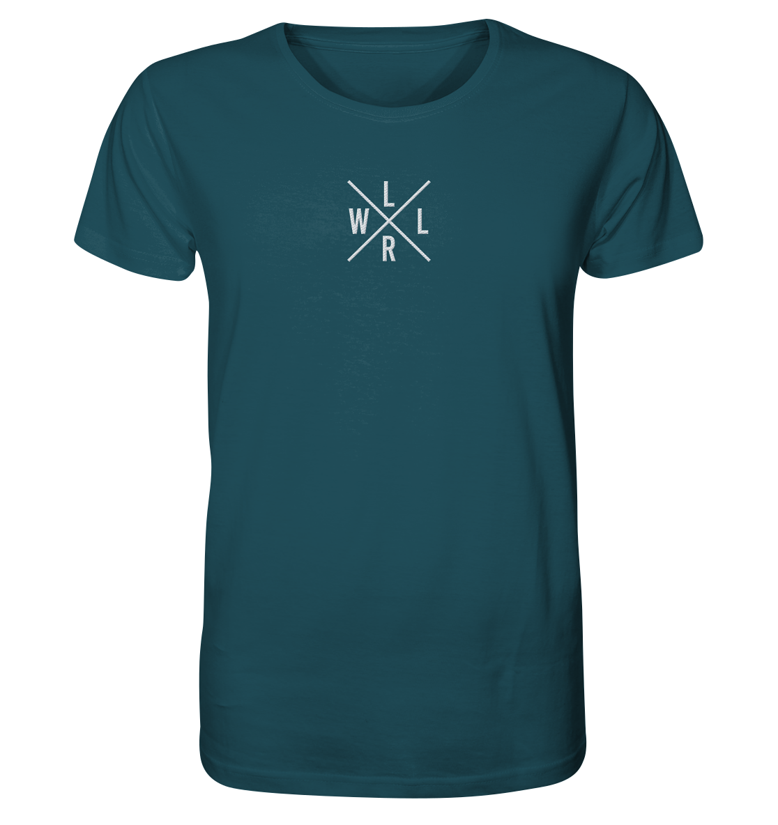 Wels gekreuzt WLLR - Männer Bio T-Shirt (Stick)