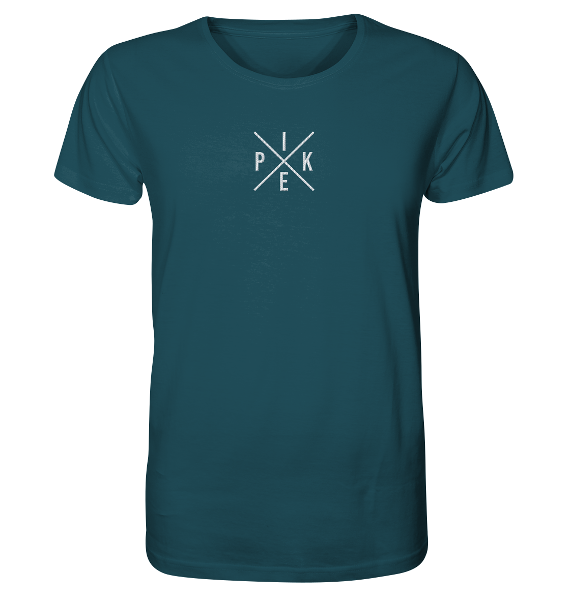 Hecht gekreuzt PIKE - Männer Bio T-Shirt (Stick)