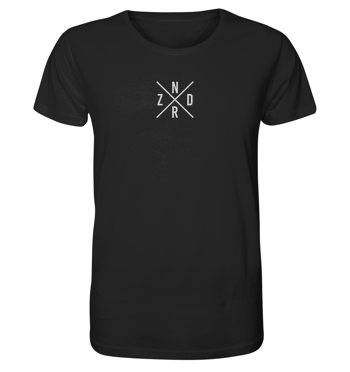 Zander gekreuzt ZNDR - Männer Bio T-Shirt (Stick)