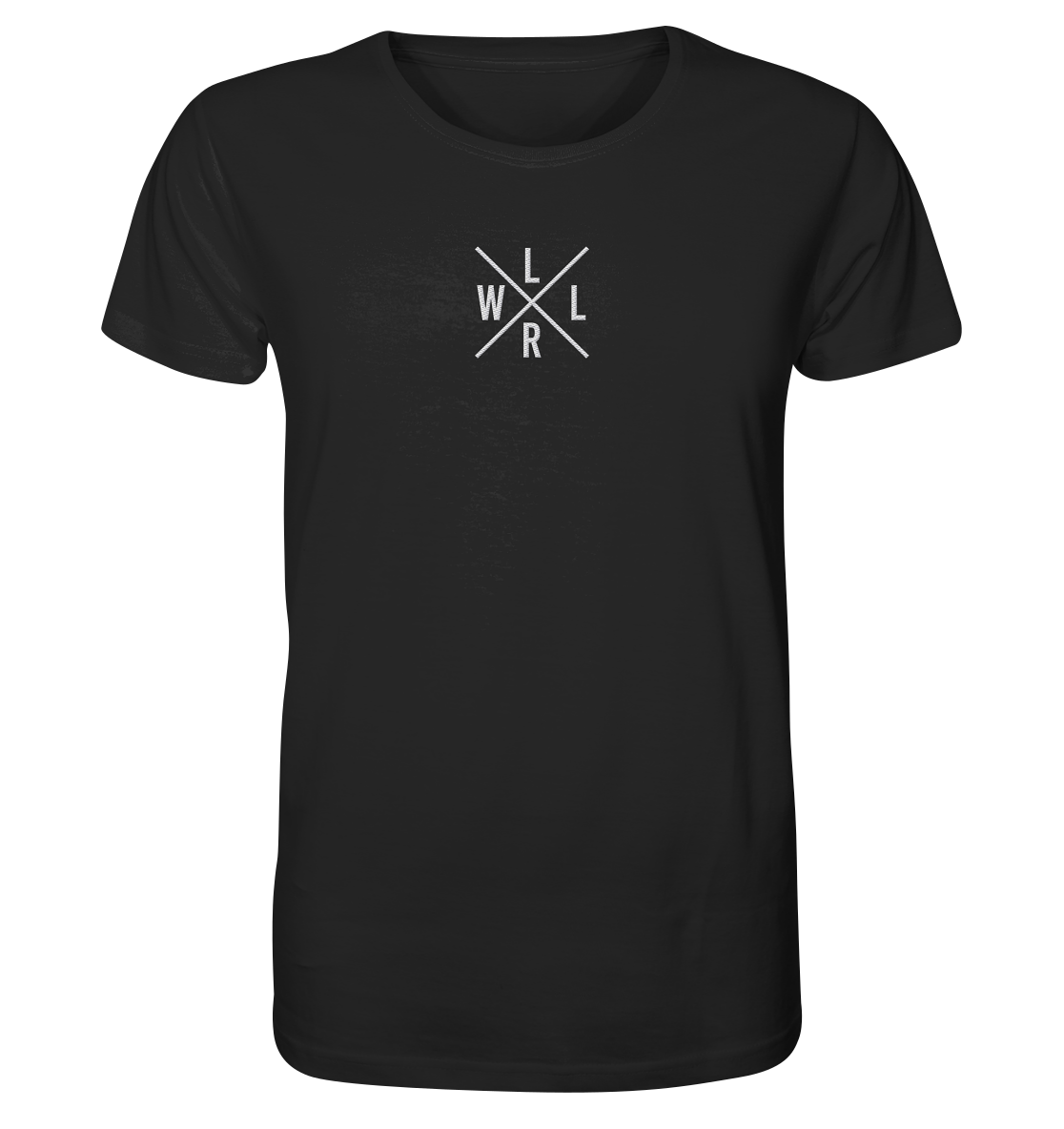 Wels gekreuzt WLLR - Männer Bio T-Shirt (Stick)